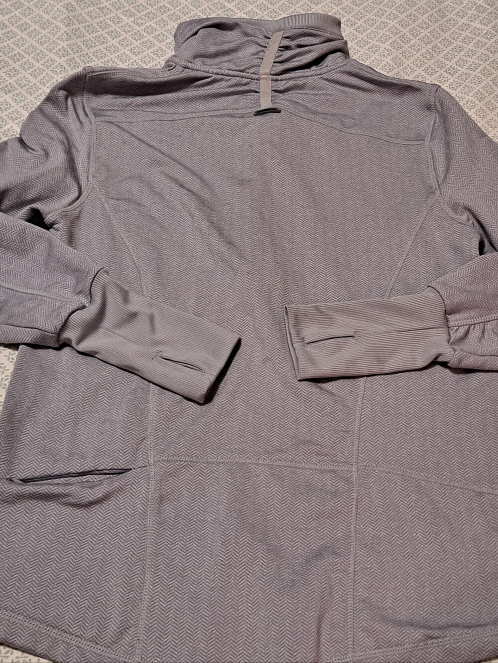 Mondetta Womens  Light Lavender Quarter-Zip Pullover Sz L - Picture 8 of 8